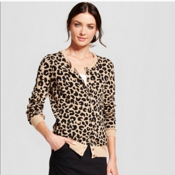 target leopard sweater